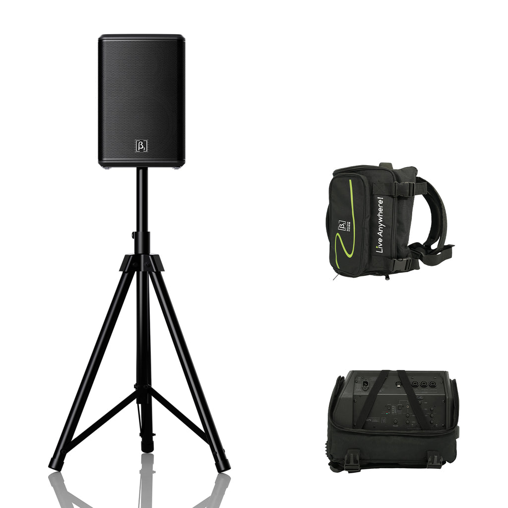 MB3 Magic Box True 3-Way Portable PA Speaker | Classic Black