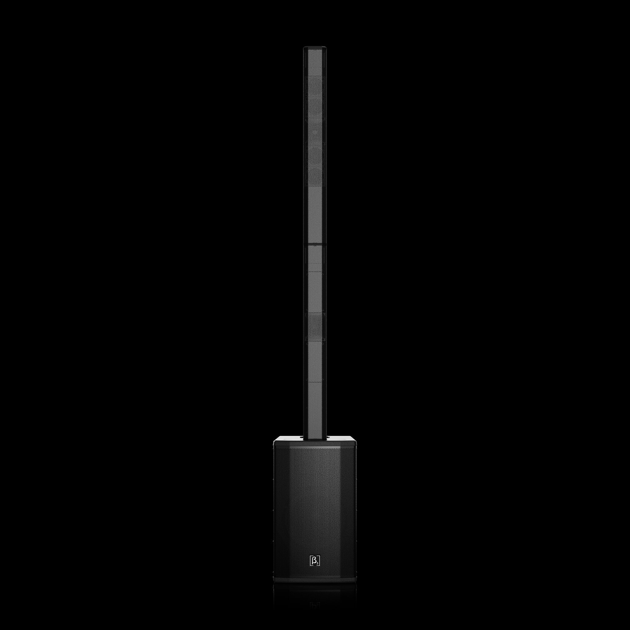 Meline S30C | Portable Column PA System with Mixer | 10" Subwoofer