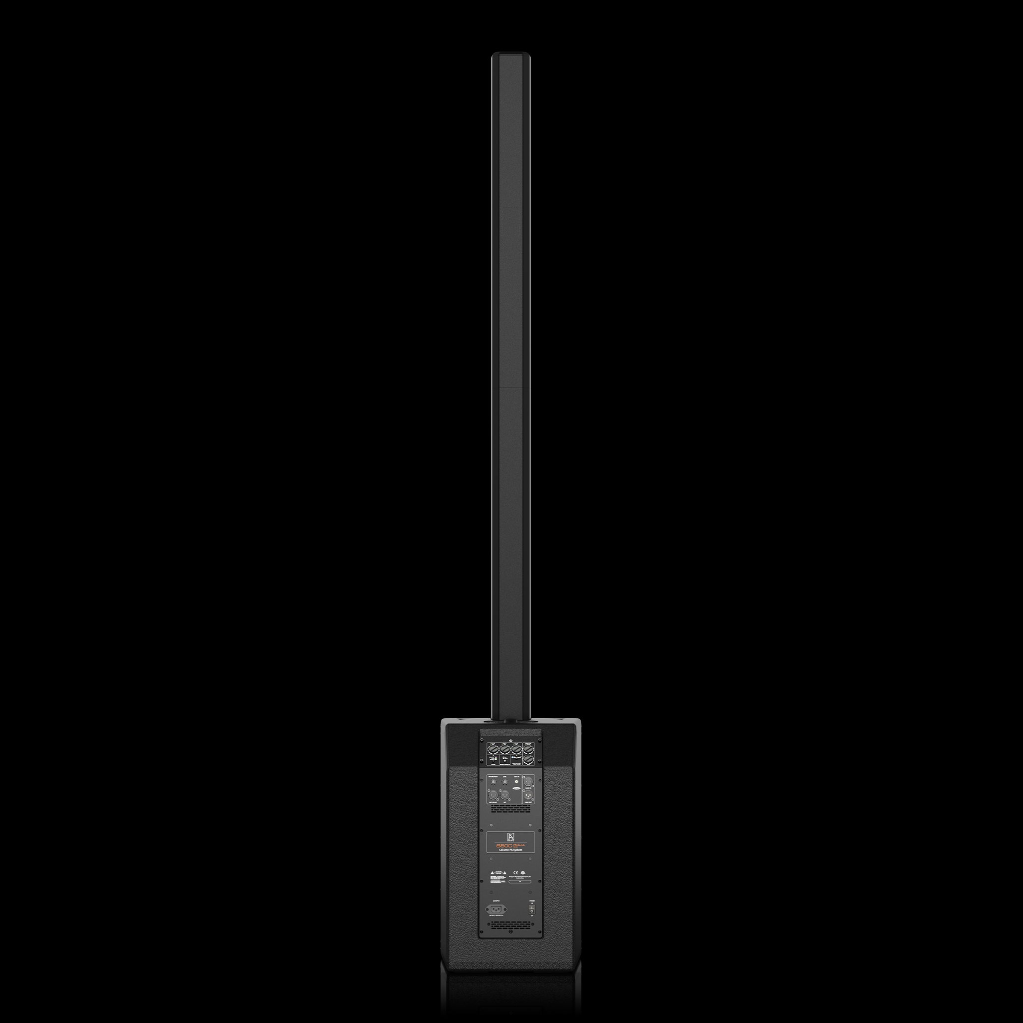 Meline S50C | High-Output Portable Column PA System with Mixer | 12" Subwoofer